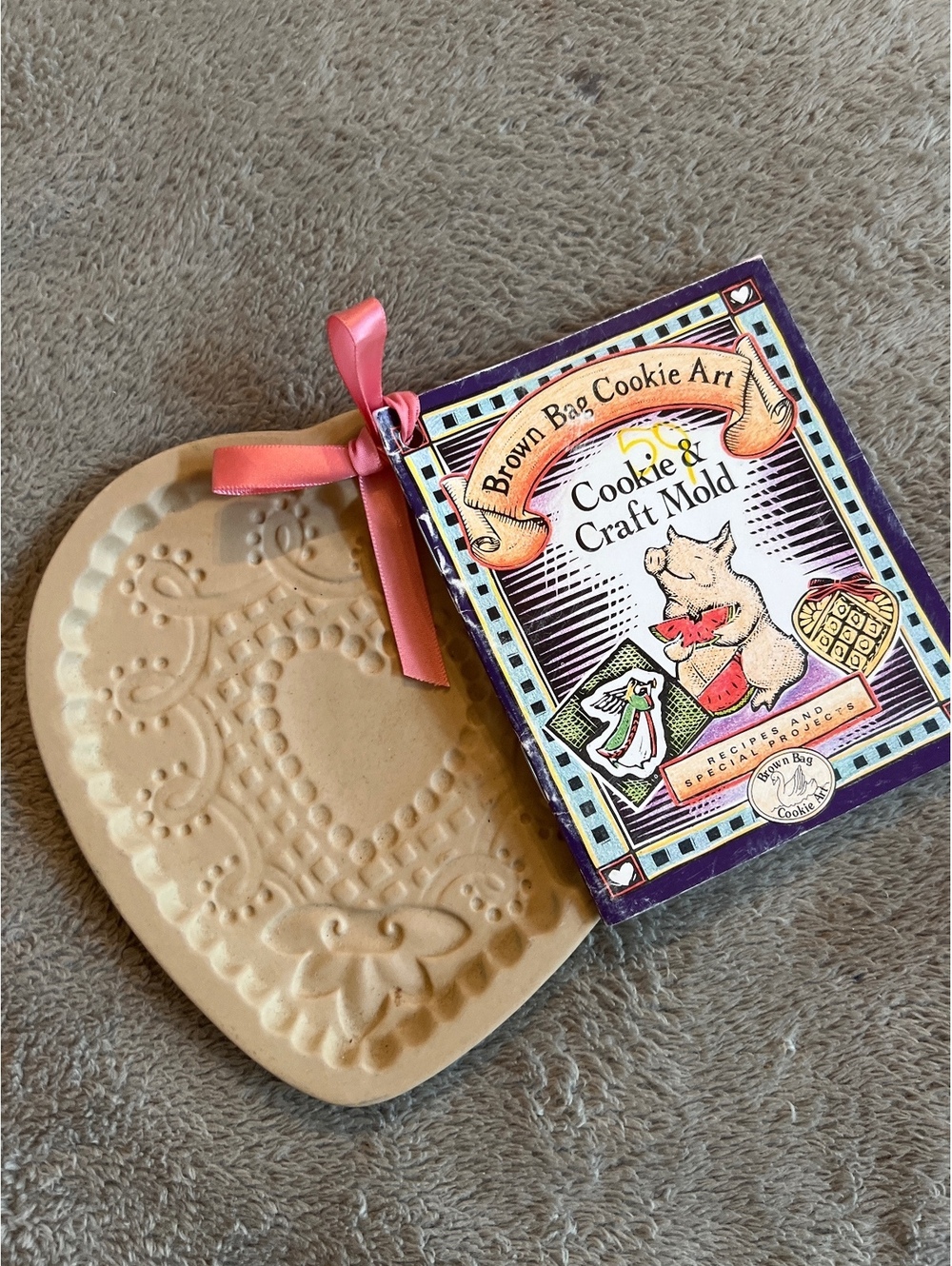 Brown Bag Cookie Art CM Lacey Heart Cookie & Craft Mold